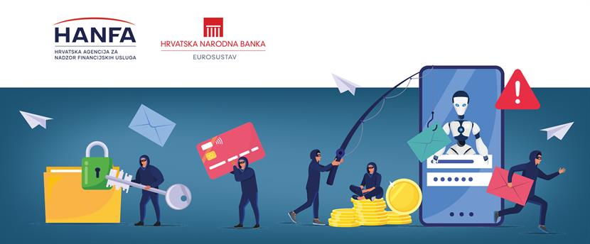 Slika: HNB je objavila informativne letke namjenjene potrošačima o financijskim online prijevarama i kriptoprijevarama kao i letak pojašnjenja o kriptoimovini: Što uredba MiCA znači za vas kao potrošača?