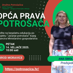 Najava edukacije „Opća prava potrošača“